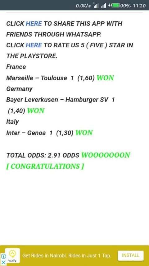 Genuine SureBet Tips скриншот 5