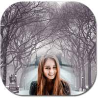 Snow fall photo frames 2017 on 9Apps