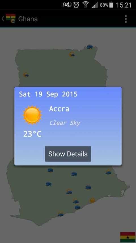 Ghana Weather 3 تصوير الشاشة