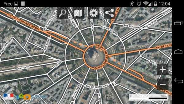 Géoportail mobile screenshot 16