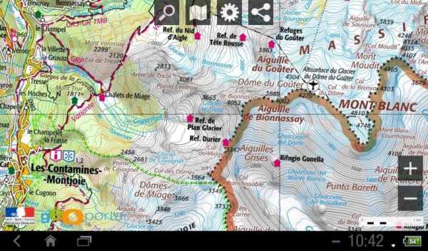 Géoportail mobile screenshot 3