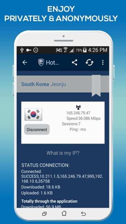VPN Master Hotspot - Super VPN Client 6 تصوير الشاشة