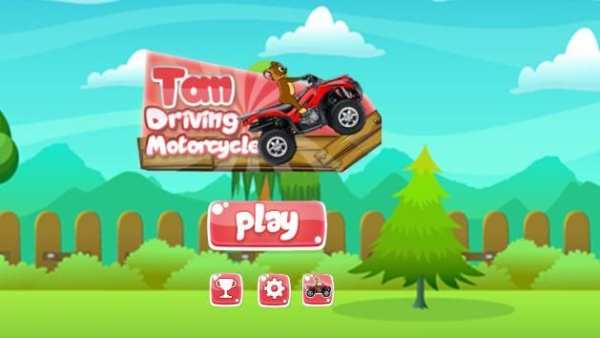 Tom Driving Game Motorcycle screenshot 7