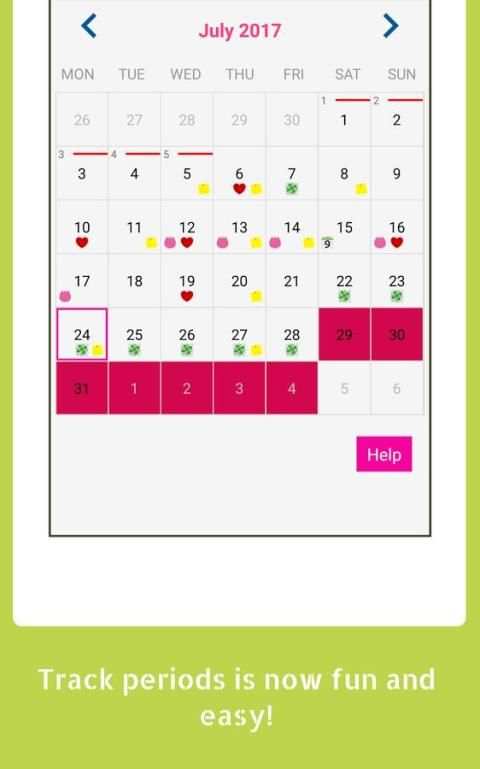 My Period Tracker - Menstruation Calendar screenshot 7