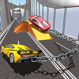 ikon ekstrim dirantai mengemudi mobil