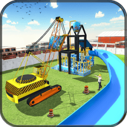 Водный парк 3D-строительство - симулятор здания иконка