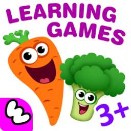 FUNNY FOOD 2! Kindergarten Learning Games for Kids