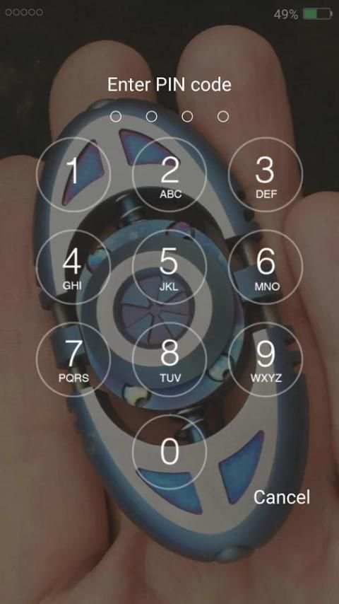 Fidget Spinner Wallpaper lock screen screenshot 2