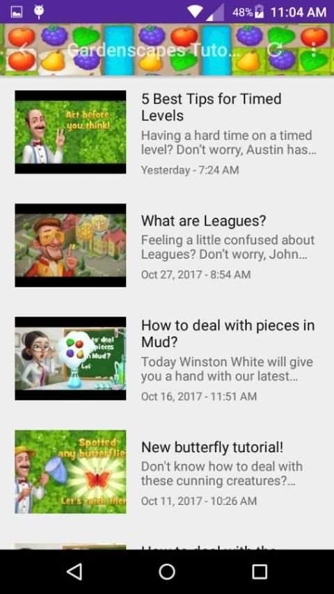 *‍*Guide to Gardenscapes-Level Playthroughs скриншот 3
