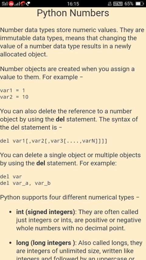 Learn Python screenshot 1