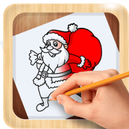 How to Draw Christmas Santa Claus иконка