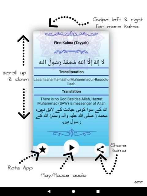 Six Kalmas of Islam screenshot 3