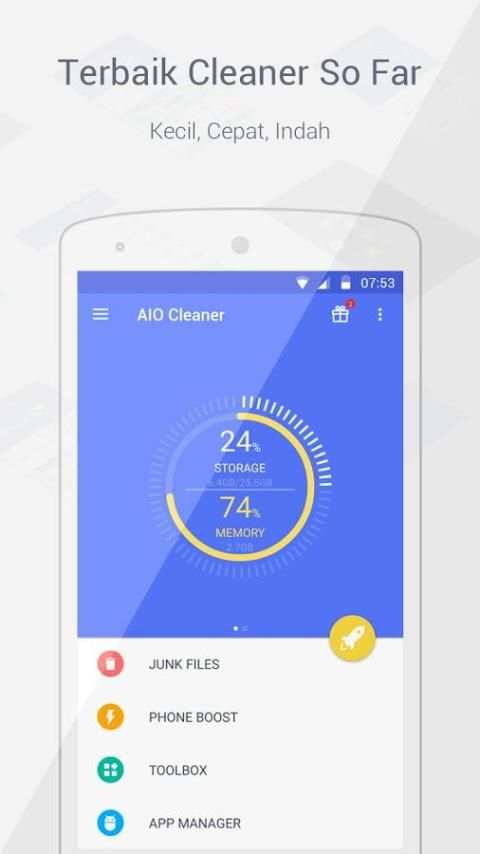 AIO Clean - RAM/Cache Cleaner screenshot 7