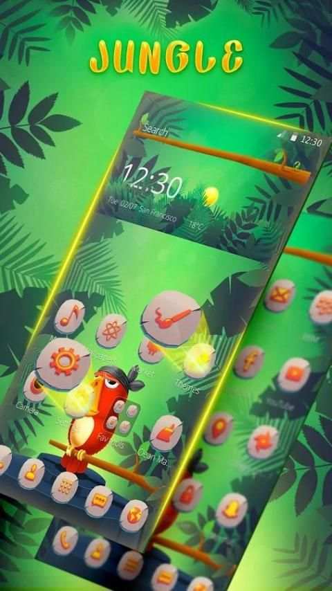 Jungle Launcher Theme скриншот 3