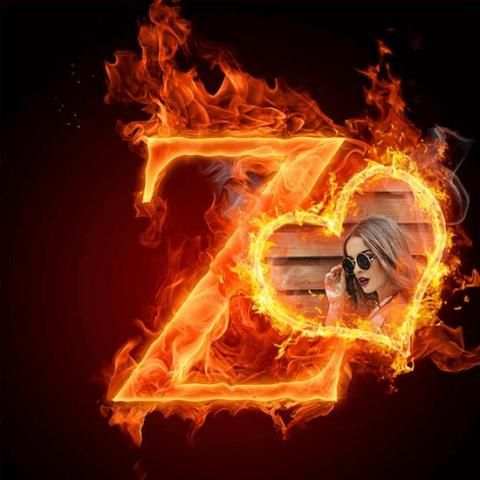 3D Fire Text Photo Frames screenshot 4