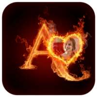 3D Fire Text Photo Frames on 9Apps
