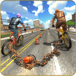 Chained Bicycle Racing Games 3D icon