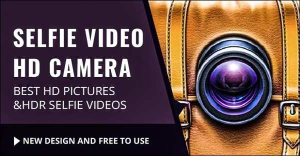 Selfie Video Hd Camera-Blue Video स्क्रीनशॉट 1