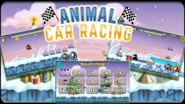 Animal Car Racing screenshot 2