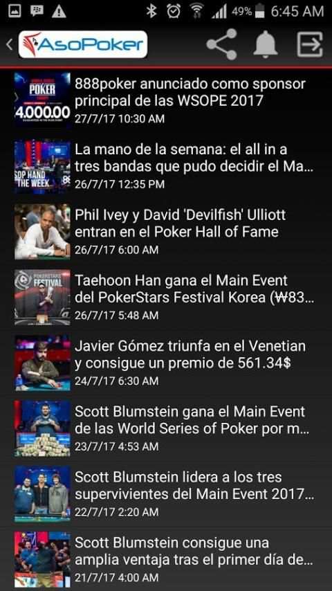 AsoPoker - móvil screenshot 6