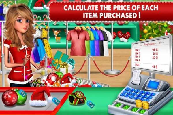 Toko Mainan Natal Santa Cashier screenshot 1
