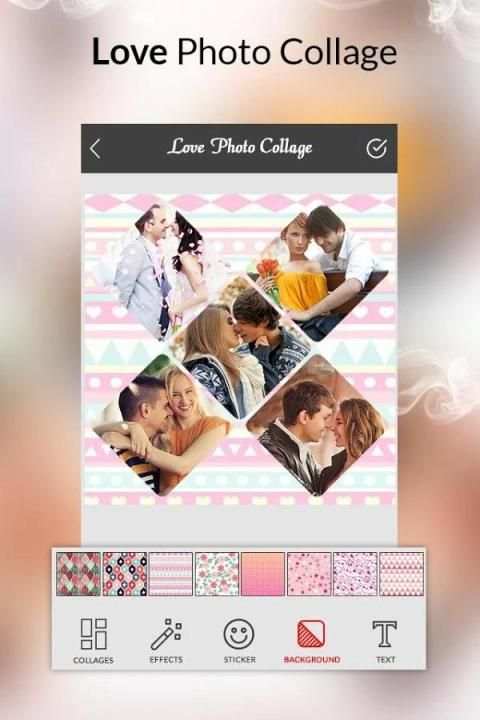 Love Photo Collage Editor screenshot 1