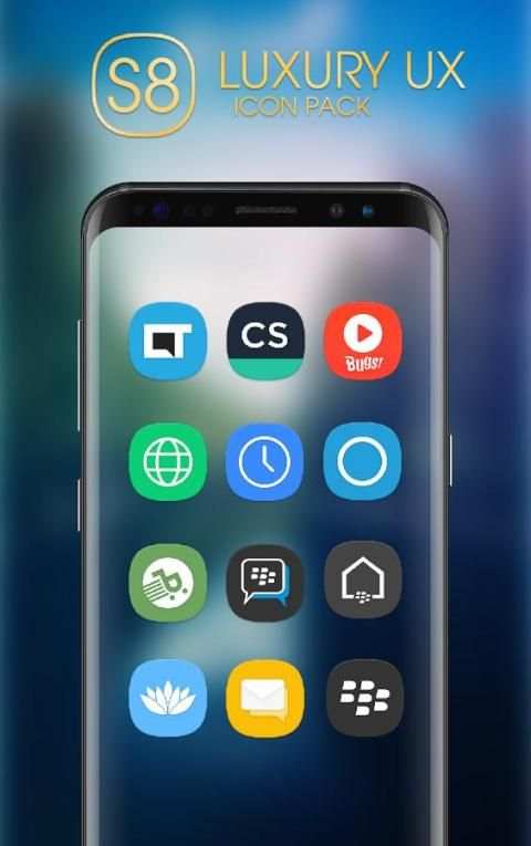Luxury S8 Icon Pack screenshot 6