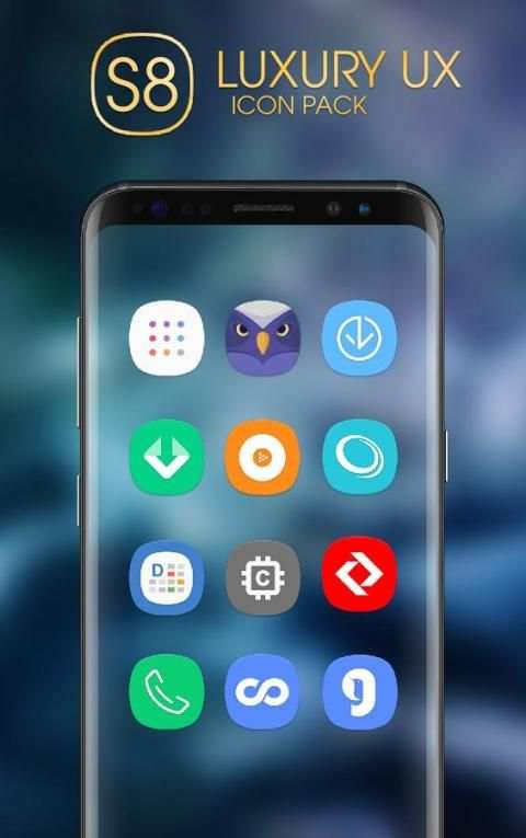 Luxury S8 Icon Pack screenshot 3