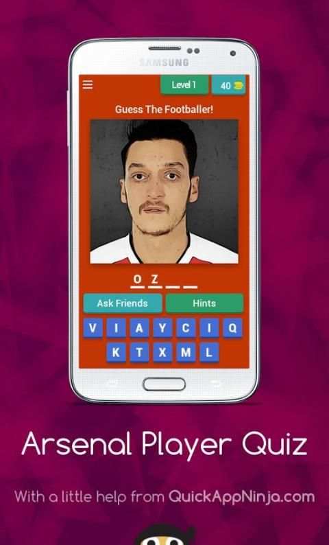 Arsenal Player Quiz screenshot 3