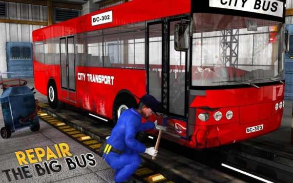 Real Bus Mechanic Workshop 3D скриншот 9