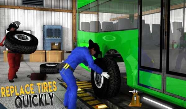 Real Bus Mechanic Workshop 3D скриншот 4