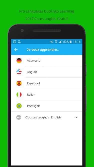 Pro Languages Duolingo Learning screenshot 1