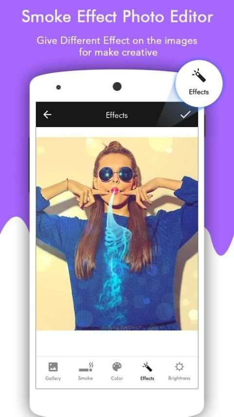 Smoke Effect Photo Editor Smoke Effect On photo 4 تصوير الشاشة