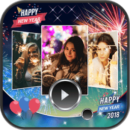 New Year Video Maker Photos With Song иконка