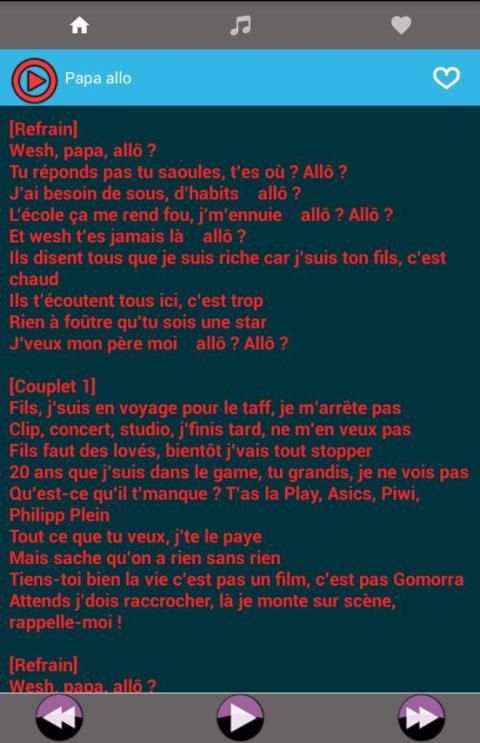 Musique de Alonzo Paroles Nouveau screenshot 1
