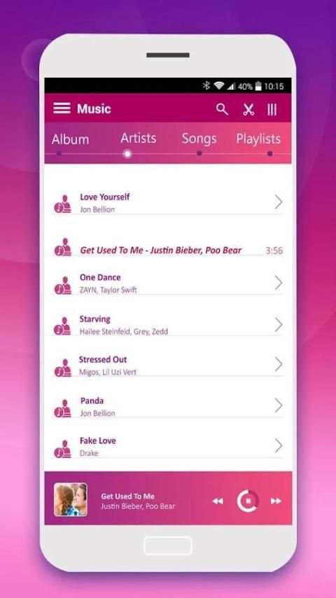 Music Player скриншот 3