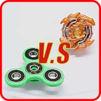 Fidget Spinner Beyblade Battle