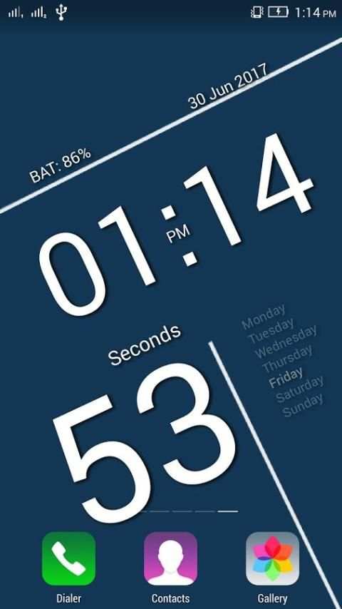 Digital Clock Display 3 تصوير الشاشة