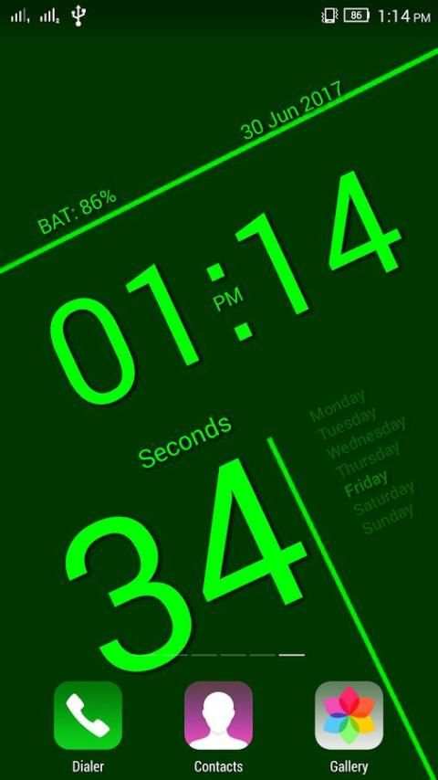 Digital Clock Display 4 تصوير الشاشة