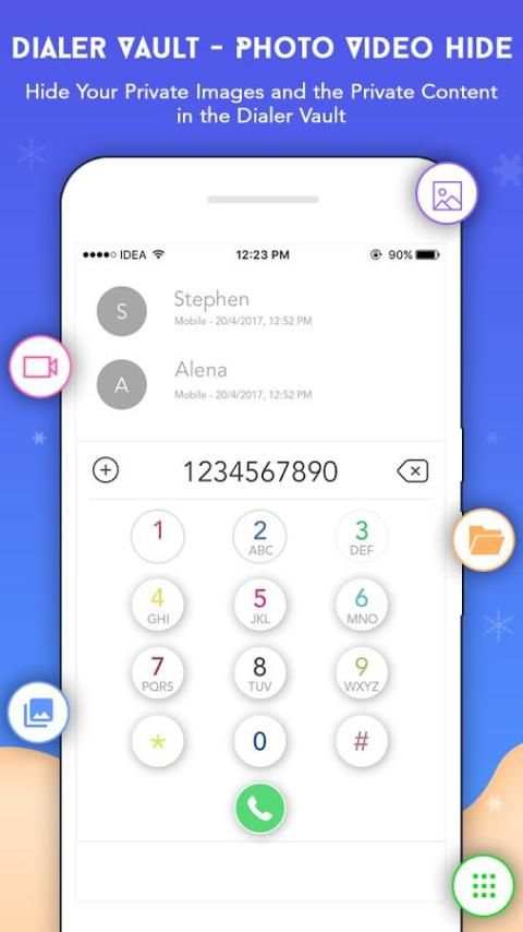 Dailer Lock - Hide Pictures And Videos 7 تصوير الشاشة