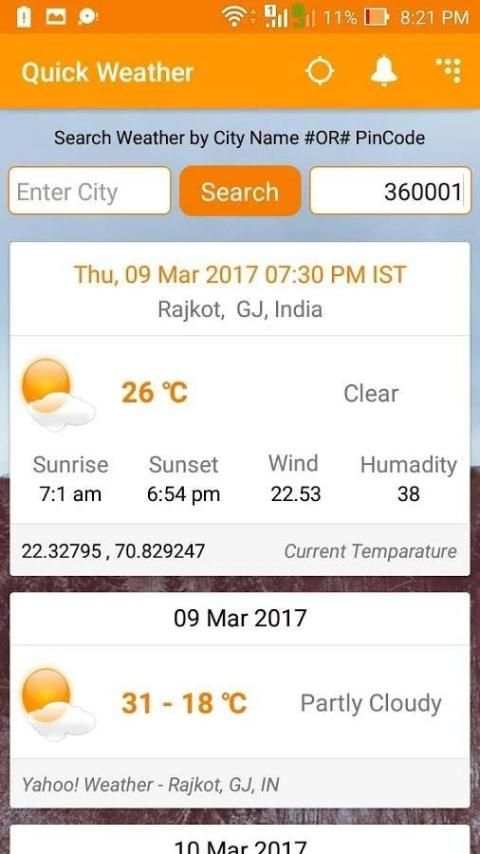 Weather screenshot 4