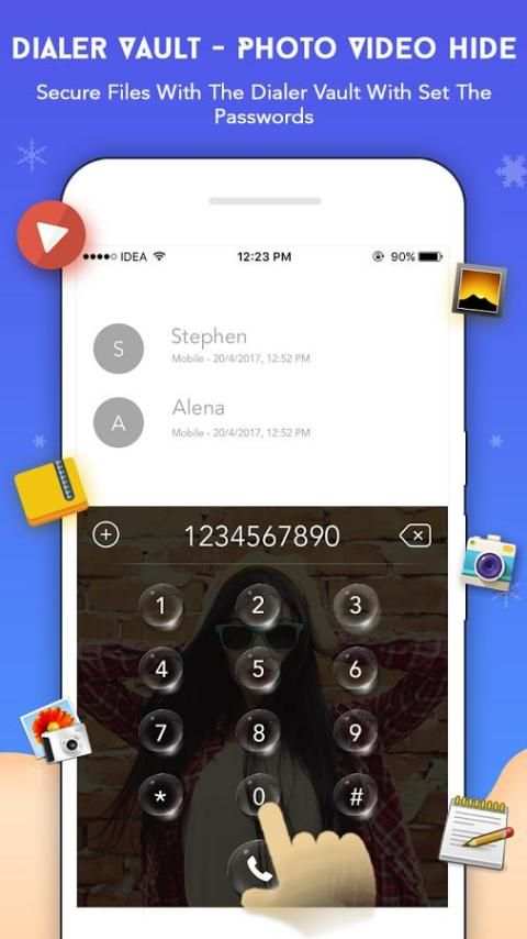 Dailer Lock - Hide Pictures And Videos 6 تصوير الشاشة