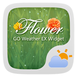 ikon Flower GO Weather Widget Theme