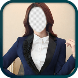 Business Woman Photo suit icon