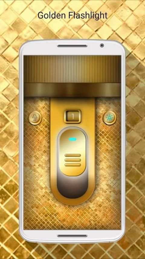 Golden Flashlight & Flash on Call screenshot 8