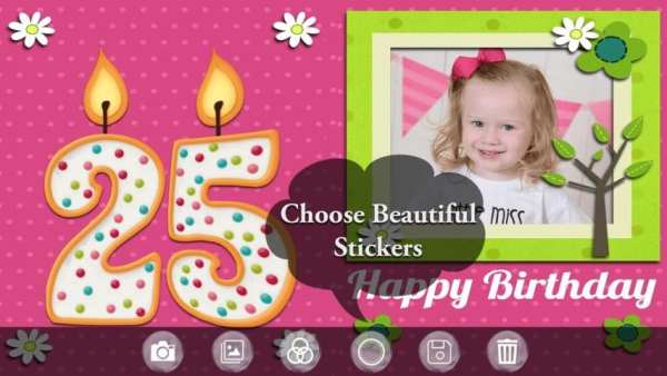 Birthday Date Photo Frame Editor : Birthday Number screenshot 2