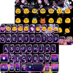 Bejeweled Heart Emoji Keyboard