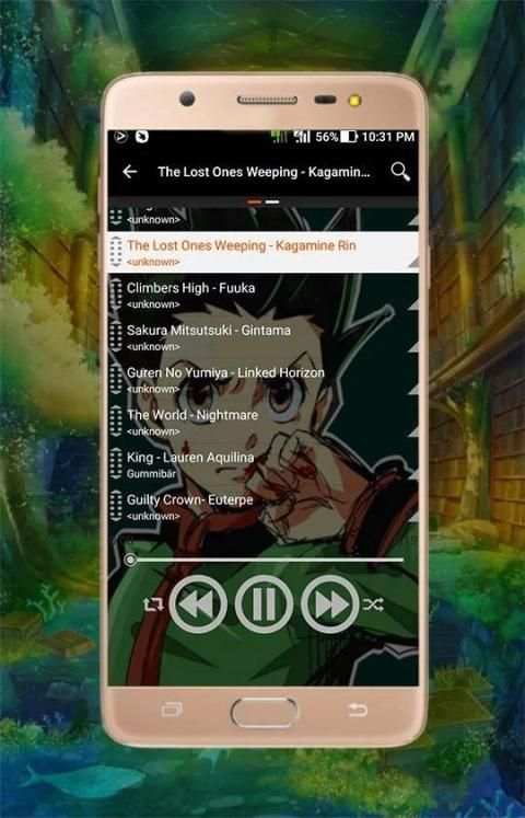 Gon Freecss Mp3 Player 1 تصوير الشاشة