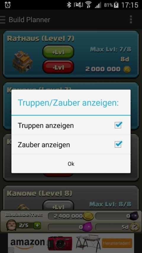 Clash Build Planner 3 تصوير الشاشة