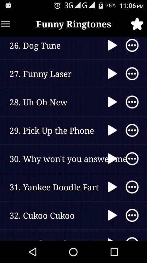 Funny Ringtones 4 تصوير الشاشة